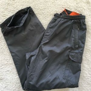 Men’s L Nylon Hiking Convertible Pants Shorts Zip